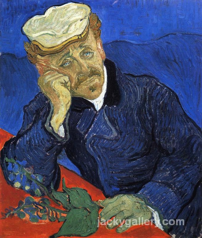 Portrait of Doctor Gachet, Van Gogh painting